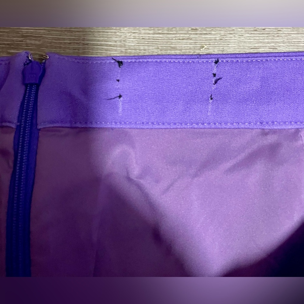 NWOT J. Crew Purple Pencil Skirt Size 20 - Picture 4 of 6